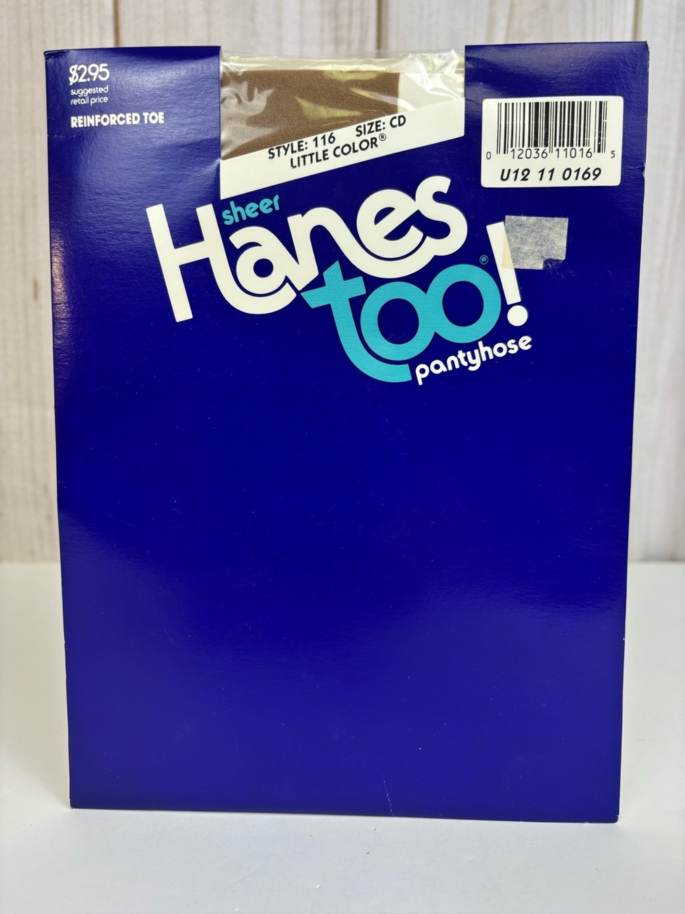 Vintage Hanes Too Sheer Pantyhose Style 116 Little Color Sz CD New Old Stock